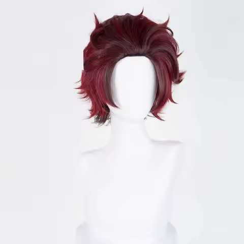 Tanjiro Kamado Cosplay Wig MiukoCosplay Anime Cosplay