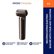 ShowSee K3 Reciprocating Electric Shaver with Four-Way Floating
