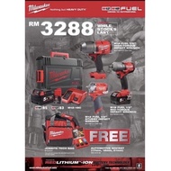 MILWAUKEE IMPACT WRENCH COMBO SET