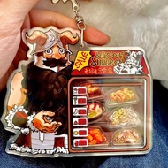 Dungeon Meshi Senshi anime keychain Delicious in Dungeon acrylic shaker bag hanging accessories cute