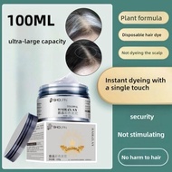 Disposable Plant Colored Hair Mud Hair Color Wax Men Hairstyle Mud Paste Molding Dye Diy Cream C8i2