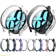 Best Anti-scratch Protective Case+Screen Protector Suitable for GalaxyWatch 6 Cover Tempered Glass Film Smartwatch Hard
