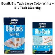 Bostik Blu Tack Large Color White + Blu Tack Blue 45g