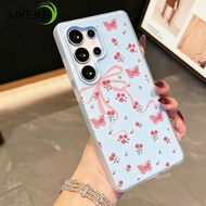 ins Style Rose Butterfly Candy Color Phone Case For OPPO Reno 6 Lite 6Z 5 4 Lite 5Z 5F 5K 4F Find X3