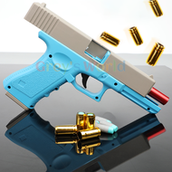[Grey's World] Glock 18 Half Metal, Half Nylon, Slide stop, Blaster Storm Nerf soft bullet gun, soft