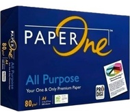 80g A4多用途影印紙500張1包裝 #Paper One 白紙