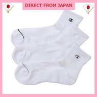 [Champion] Socks (3 pairs) Half-pile Antimicrobial and deodorant Cushion specification Mesh specific