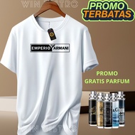 KATUN COD NEW T-Shirt crew neck EA7 chest blog White Black 100% Cotton T-Shirt Adult Shirt Men's Sho