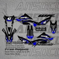 DECAL STICKER YAMAHA WR 155 NEW STICKER YAMAHA WR 155 FREE REQUEST STICKER WR YAMAHA