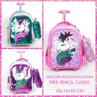 Unicorn trolley Bag trolley School Kids Sequins smiggle Models