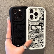 Marvel Comics Logo Casing for for Infinix Smart 10 9 8 7 Hot 50 Note 40 30 20 Play Itel RS4 P55 GT T