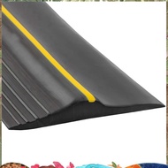Universal Garage Door Bottom Threshold Seal Strip Weatherproof Rubber (10Ft, Black)