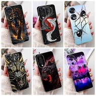 For Honor 70 70Pro 70 Pro+ Fashion Cool Dragon Spider Pattern Phone Casing Honor70 70 Pro Plus Soft 
