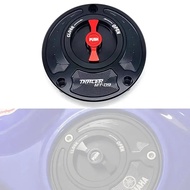 For Yamaha fj09/mt09 tracer customise 2016 fuel gas tank cap cover CNC aluminum keyless motorcycle a