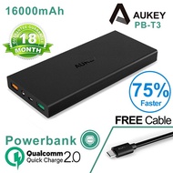 [Qualcomm Certified] AUKEY 16000mAh Quick Charge 2.0 Powerbank USB PBT3