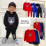 TIGER HOODIE KIDS SET SIZE S - XL (2-10th) TG 69321