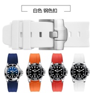 ★2024★ Suitable for Rolex ROLEX Submariner Sea-Dweller waterproof silicone rubber watch strap male 2