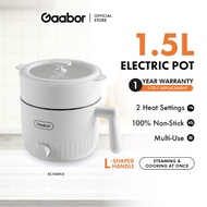 Gaabor 1.5L Electric Cooker Multi Electric Skillet Hot Pot Non Stick Mini Wok Pan EC-15M01A