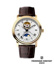 Frederique Constant นาฬิกาข้อมือผู้ชาย Automatic FC-335MC4P5 (40mm) Classics Moonphase Heart Beat Me