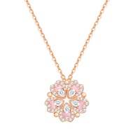 CTS เงิน S925เปลี่ยนแปลงได้ดอกพีชสร้อยคอรูปหัวใจ CHOW TAI SENG อาจ S0N300739RH S0N300739CH