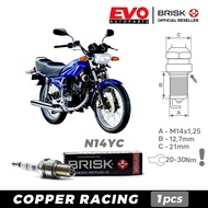 BRISK Copper Racing N14YC RX King, Vespa Excel Motorcycle Spark Plugs