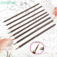 YISHENG Calligraphy Brush Oil Painting 3pcs/set N1N Weasel Hair Hook Line Pen