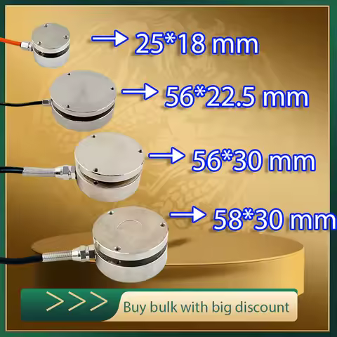Multiple Size Mini Load Cell Weighting Sensor 50kg 100kg 1t 2t 3t 5t Spoke Force Sensor for Automati