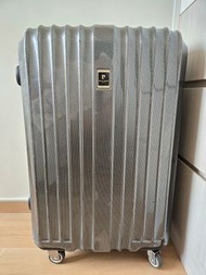 Pierre Cardin 24吋鋁框黑色行李箱/喼Luggage/Baggage/Suitcase (換了全新金屬啤令轆更耐用及順滑)