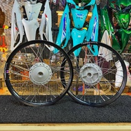 SET RIM ALLOY TAIKOM 18 x 1.60 PNP MOTOR EX5 DREAM, WAVE110, WAVE125 DAPAT MACAM DALAM GAMBAR