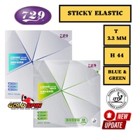 FRIENSHIP 729 CROSS GREEN BLUE SERIES TABLE TENNIS RUBBER TACKY PIMPLE IN PING PONG COLOR RUBBER WIT