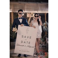 Save The Date board made of high quality Canvas for Wedding Photography, Save The Date for wedding p
