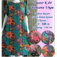 Daster Kencana Ungu Label BIRU