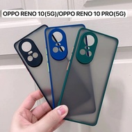 OPPO RENO 10(5G)/OPPO RENO 10 PRO(5G) Transparent Matte Camera Protection Matte Case