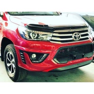 TOYOTA HILUX REVO trd sportivo front skirt + led BODYKIT PP( ORI MATERIAL) WITH TRD GRILL BODYKIT MU