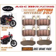 NAZA BLADE GTR 650 R 650 N BRAKE PADS SINTERED LONG LIFE  QUALITY