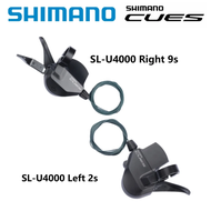 Shimano CUES U4000 Shifter RAPIDFIRE PLUS คันเกียร์2X9 Speed SL-U4000 Shifter 2S ซ้าย9 S ด้านขวาสำหร