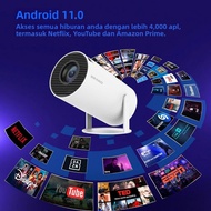 HY300 Projector Small Mini Smart Home Bedroom Projection Wall Mini HD Barrel Projector