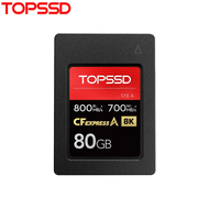 Topssd CFE-A 80GB/120GB CFexpress Type A Memory Card Up to 800MB/s 8K/30P Video for Sony A7M4 FX3 A7