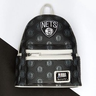 🆕 #美國代購 US🇺🇸 📦訂購 美國代購 Loungefly NBA Brooklyn Nets Logo Mini Backpack 布魯克林籃網 背包 《下單前請先觀看購買購物須知》