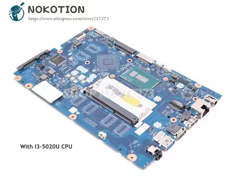 For Lenovo Ideapad 100-15IBD Laptop Motherboard DDR3 SR27G SR240 I3-5020U/I3-5005U CPU 5B20K40900 NM
