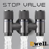 3-Way Water Valve 3-Way Faucet 2-Head Washing Machine Double-Head 2-Way 3-Way Outlet