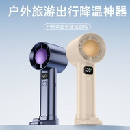 jisulife fan jisulife mini fan Handheld Fan Smart Digital Display Mini Small Fan usb Rechargeable De