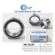 Needle roller bearing, cylindrical roller NKI 25/20 (25x38x20); NKI 25/30 (25x38x30) (NT)
