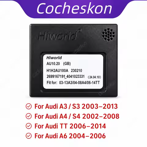 Car 16pin Wiring Harness Adapter Canbus Box Decoder For Audi A3 S3 A4 S4 TT A6 Android Radio Power C