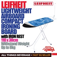 Leifheit Lightweight AirBoard Compact Ironing Board with Iron Rest