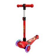 迪士尼反斗車王 - 1件裝 三輪滑板車（迪士尼反斗車王）/可摺疊/可調節高度/閃光輪/兒童卡通踏板車/戶外運動玩具