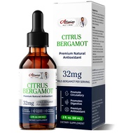 Alliwise Citrus Bergamot Liquid Drops 60mL | 32mg Per Serving, Natural Citrus Bergamot Supplement wi