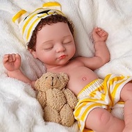 BABESIDE Silicone Reborn Baby Dolls Boys -16 Inch (Weight 4 lb) Full Platinum Silicone Realistic-New