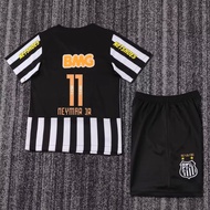 New 2012 2013 Vintage Santos Children Football Clubs Kids KIT Boy Jersey Home Away 3rd Shirt and Sho