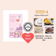 Step 4 : Organic Baby Rice MULTI-Grain For 10 Months Old (900G)